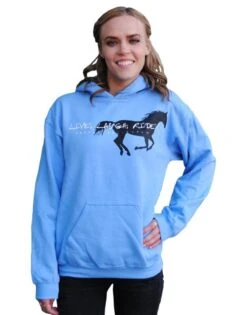 Live Laugh Ride Horses Unlimited Hoodie -Horse Supply Store TE005587 P WO