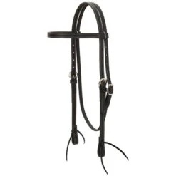 Weaver Black Leather Browband Headstall