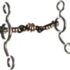 Westen SS Dogbone Copper Ring Short Gag Bit 1 Westen SS Dogbone Copper Ring Short Gag Bit -Horse Supply Store TE008381