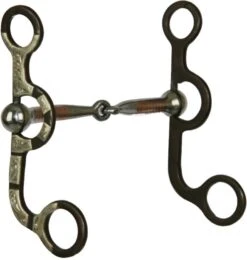 Western AT Silver Bar Snaffle Argentine Bit