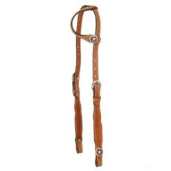 Royal King Square Cheek Single Ear Headstall -Horse Supply Store TE010779 418528 03