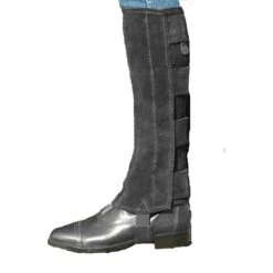 Ovation Ladies Suede 1/2 Chap W/Velcro -Horse Supply Store TE010788 418574