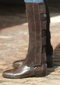 Ovation Ladies Suede 1/2 Chap W/Velcro