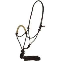 Mustang Solid Nose Rope Halter -Horse Supply Store TE011745 433850 04
