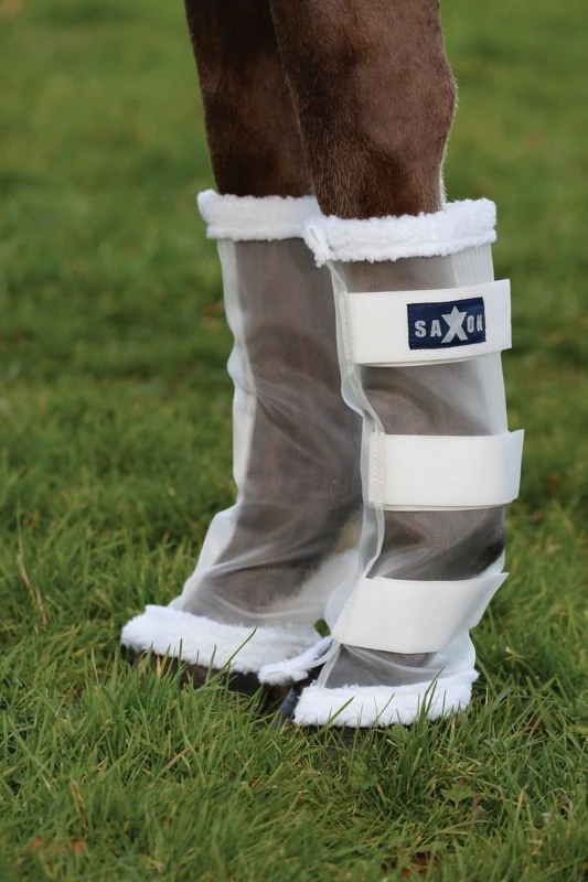 Saxon Mesh Fly Leg Wraps 4-Pack 3 Saxon Mesh Fly Leg Wraps 4-Pack