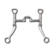 Myler SS 7 Flat Shank Correctional Low Port Barrel -Horse Supply Store TE013044