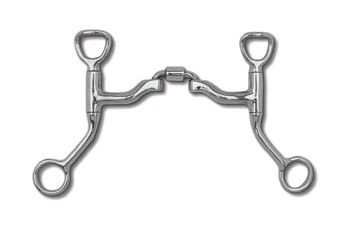 Myler 5 HBT Shank Correctional Port Barrel Bit 3 Myler 5 HBT Shank Correctional Port Barrel Bit