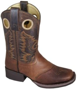 Smoky Mountain Kids Luke Square Toe Boots
