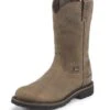 Justin Boots Justin Mens WorkerII Wtrprf Tan Steel Work Boot -Horse Supply Store TE013836
