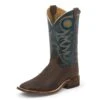 Justin Boots Justin Mens Bent Rail Sq Topaz 11in Boots -Horse Supply Store TE014342 P