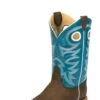 Justin Boots Justin Mens Bent Rail Sq Blue Cowhide Boots 1 Justin Boots Justin Mens Bent Rail Sq Blue Cowhide Boots -Horse Supply Store TE014345 P