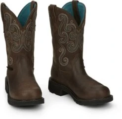 Justin Boots Justin Ladies Gypsy Tasha WP Steel Work Boots -Horse Supply Store TE014410 05