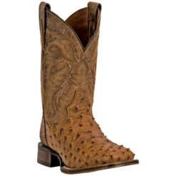 Dan Post Mens Alamosa Square Toe Tan Boots