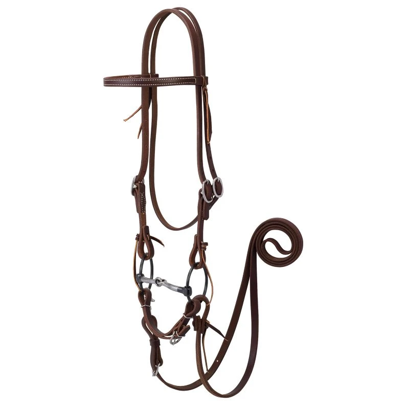 Weaver Working Tack Ring Snaffle Bridle 3 Weaver Working Tack Ring Snaffle Bridle