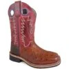 Smoky Mountain Youth Square Toe Red Boots -Horse Supply Store TE022670
