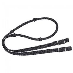 Tough1 Reflective Cord Knotted Roping Rein -Horse Supply Store TE022787 541692