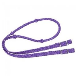 Tough1 Reflective Cord Knotted Roping Rein -Horse Supply Store TE022787 541732