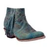 Ferrini Ladies Round Toe Turquoise Bootie 2 Ferrini Ladies Round Toe Turquoise Bootie -Horse Supply Store TE024447 P