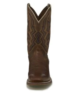 Nocona Mens Deputy Square Toe Brown Boots -Horse Supply Store TE025391 3