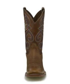 Nocona Ladies Cowpoke Sq Toe Tan Vintage Boots 11 Nocona Ladies Cowpoke Sq Toe Tan Vintage Boots -Horse Supply Store TE025396 3