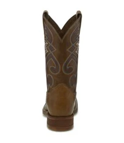Nocona Ladies Cowpoke Sq Toe Tan Vintage Boots 10 Nocona Ladies Cowpoke Sq Toe Tan Vintage Boots -Horse Supply Store TE025396 4