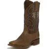 Nocona Ladies Cowpoke Sq Toe Tan Vintage Boots