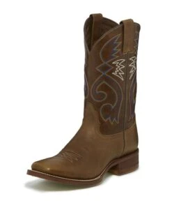Nocona Ladies Cowpoke Sq Toe Tan Vintage Boots