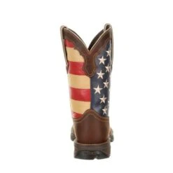 Lady Rebel Durango Steel Toe Flag Work Boots -Horse Supply Store TE026273 2