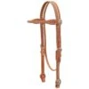 Weaver Texas Star Hermann Oak Browband Headstall -Horse Supply Store TE027547