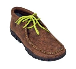 Ferrini Ladies Rogue Mocha/Lime Green Shoes