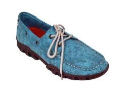 Ferrini Ladies Turquoise Loafers
