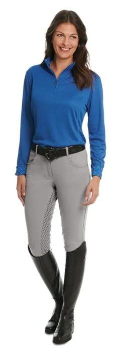 Ovation Ladies Euro Melange Full Breech -Horse Supply Store TE028272 GRY