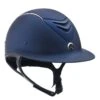 One-K Defender AVANCE Wide Brim Chrome Helmet 1 One-K Defender AVANCE Wide Brim Chrome Helmet -Horse Supply Store TE028328 NVY