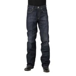 Stetson Mens Double Needle X Stitch Jeans -Horse Supply Store TE030187 3