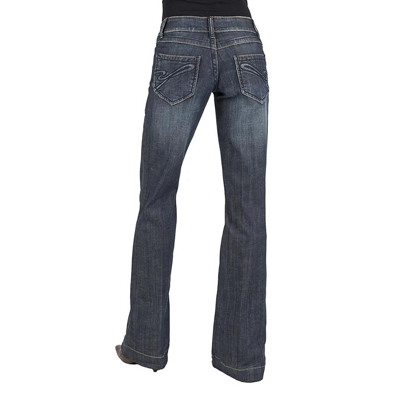 Stetson Ladies Blue Denim Trouser Jeans 4 Stetson Ladies Blue Denim Trouser Jeans - Image 2