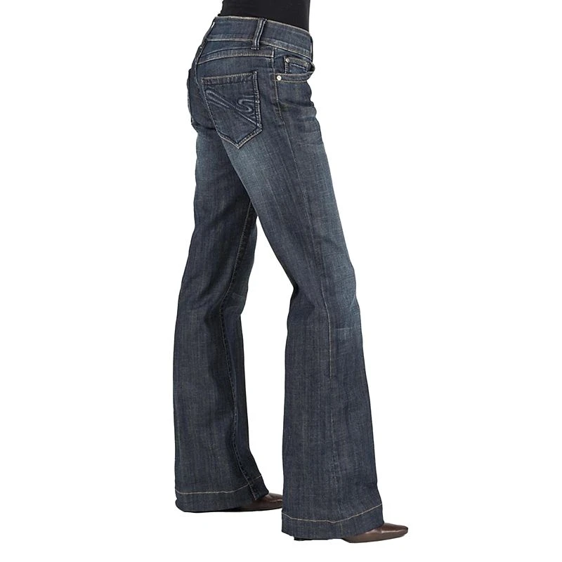 Stetson Ladies Blue Denim Trouser Jeans 5 Stetson Ladies Blue Denim Trouser Jeans - Image 3