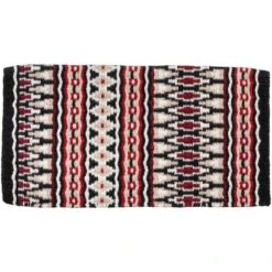 Tough1 Sedona Wool Saddle Blanket -Horse Supply Store TE030928 833764 RED