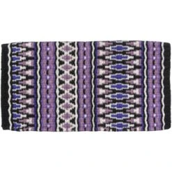 Tough1 Sedona Wool Saddle Blanket -Horse Supply Store TE030928 833775 PURPLE