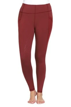 TuffRider EquiCool Full Seat Tights 15 TuffRider EquiCool Full Seat Tights -Horse Supply Store TE031816 841004 WINE