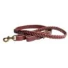 Professionals Choice 5-Plait Burgundy Roping Rein -Horse Supply Store TE032437