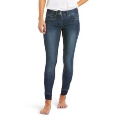 Ariat Womens Halo Denim Full Seat Breech