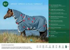 Amigo AmEco Bravo 12 Plus Turnout 0g -Horse Supply Store TE034735 05