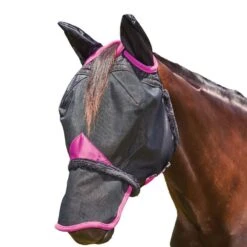 Weatherbeeta WB Deluxe Dura Mesh Mask W.Ears Nose -Horse Supply Store TE036078 886152 01 WO