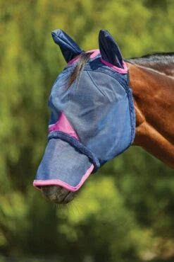 Weatherbeeta WB Deluxe Dura Mesh Mask W.Ears Nose -Horse Supply Store TE036078 919820 01