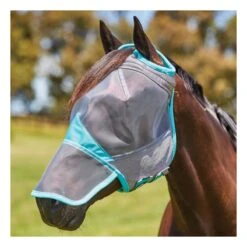 Weatherbeeta WB Deluxe Fine Mesh Fly Mask W.Nose -Horse Supply Store TE036084 886118