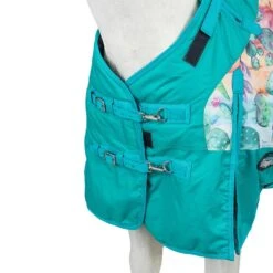 Tough1 1200D Cactus Print Turnout Snuggit Neck 8 Tough1 1200D Cactus Print Turnout Snuggit Neck -Horse Supply Store TE036687 02