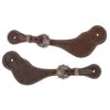 Tabelo Shaped Spur Straps D Chestnut 1 Tabelo Shaped Spur Straps D Chestnut -Horse Supply Store TE085197 P