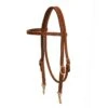 Tory Harness Leather DS Snap Browband Headstall